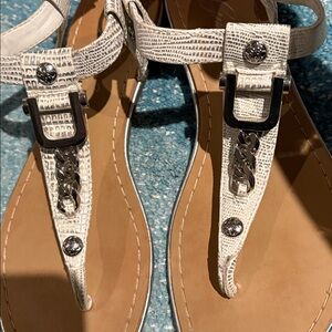Guess Flat Toe Sandals, Sz 7.5